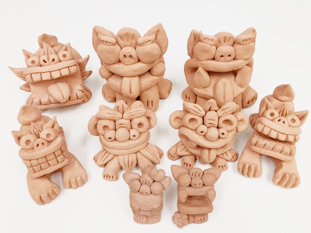 手作りシーサー