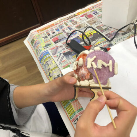 サンゴランプ作り
