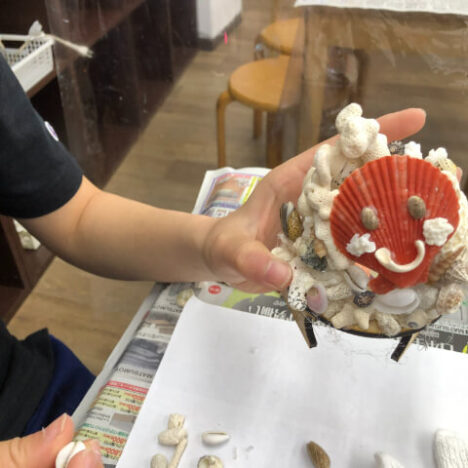 サンゴランプ作り