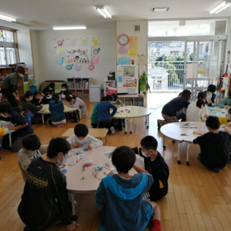 学童出張でちゅらうみキャンドル