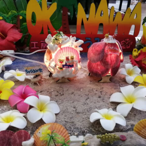 サンゴランプと貝ランプ