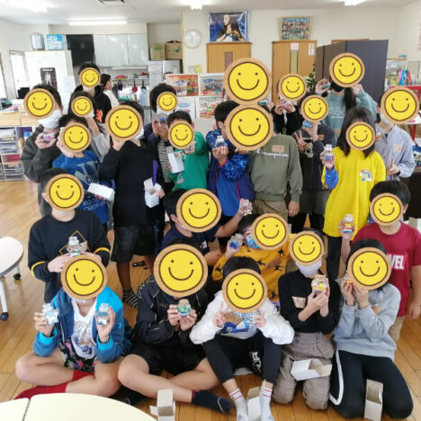 学童の子供たちとちゅらうみキャンドル