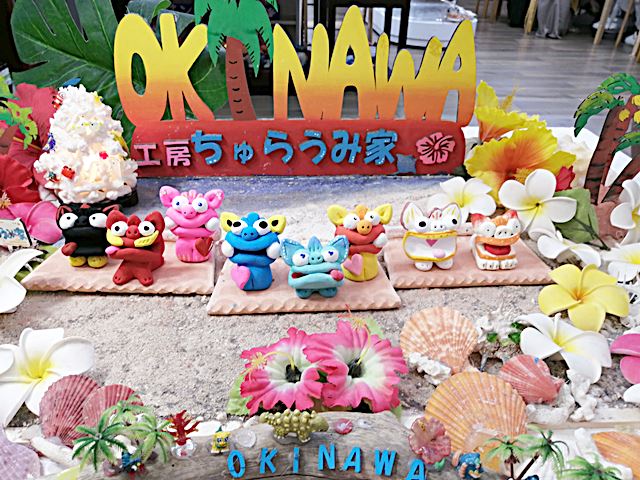 シーサー絵付け