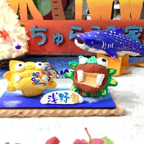 お客様が制作したシーサー