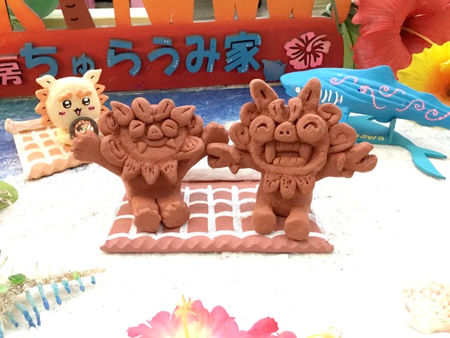 手作りシーサー